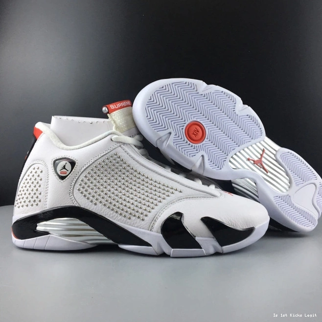 Air Jordan White 14 Retro BV7630-106 0801
